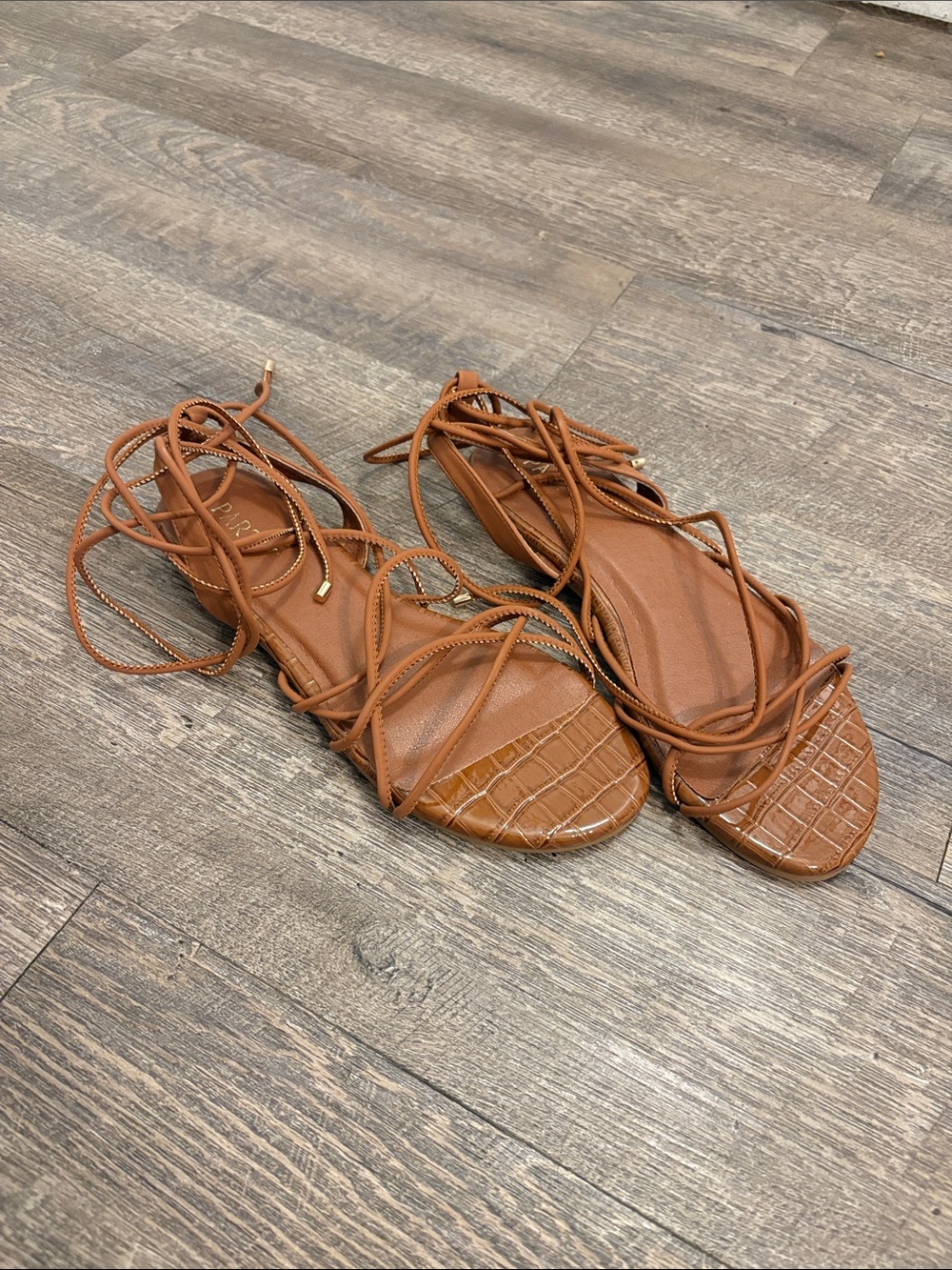 Lace-Up Sandals